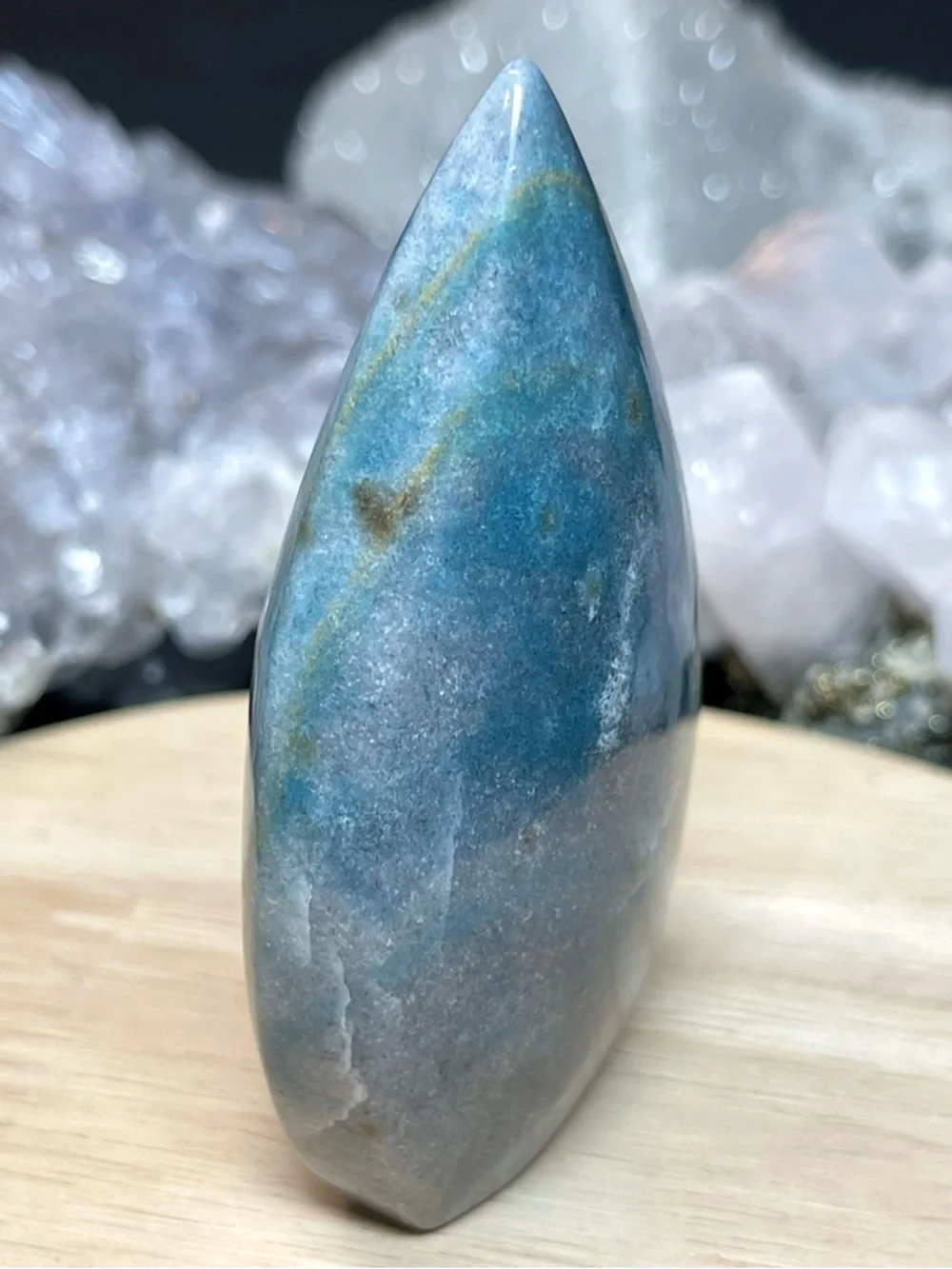 🌑Trolleite Polished Crystal Flame Decoration🌑 - Picture 4 of 4